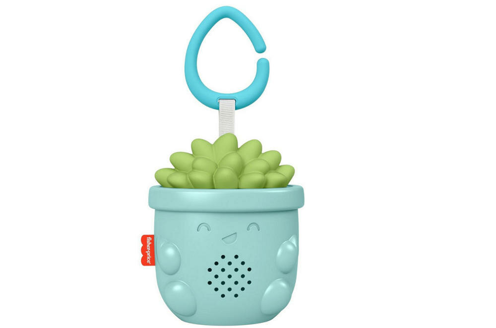 FISHER-PRICE-SUKULENT sukulent uspokajacz zabawka dziecko podróż dźwięki muzyka roślinka