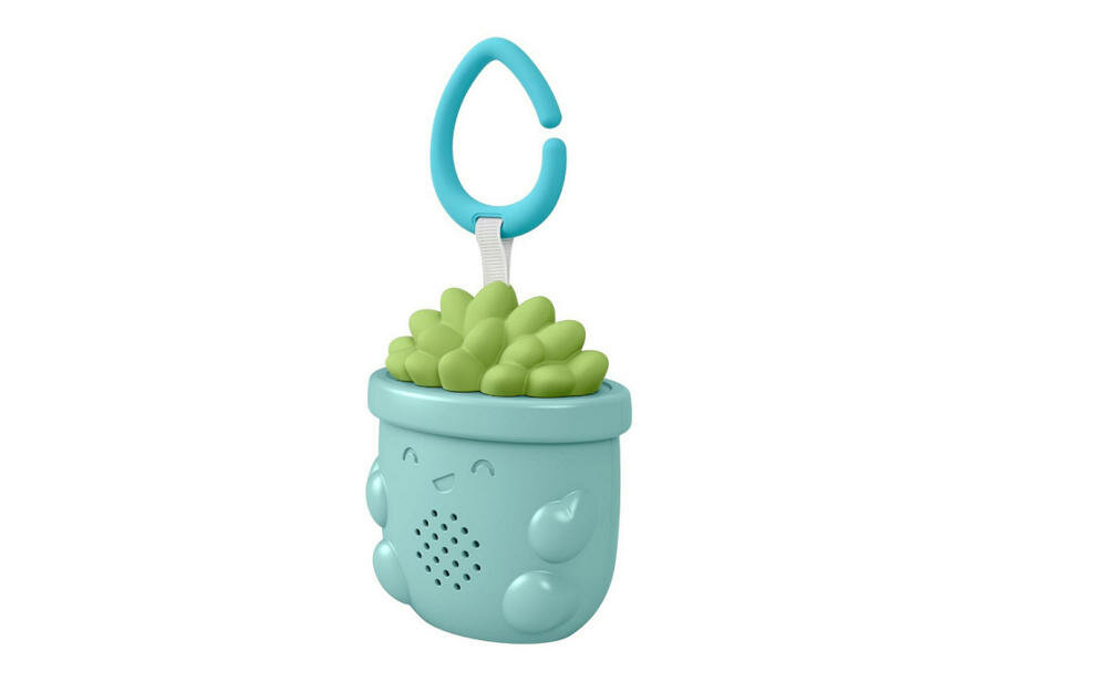 FISHER-PRICE-SUKULENT uspokajacz wygodny zaczep torba wózek niewielkie wymiary