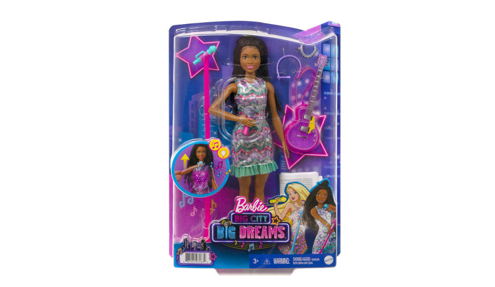 MATTEL-BARBIE-BIG-CITY-BROOKLYN-GYJ24 lalka akcesoria instrukcja karta gwarancyjna