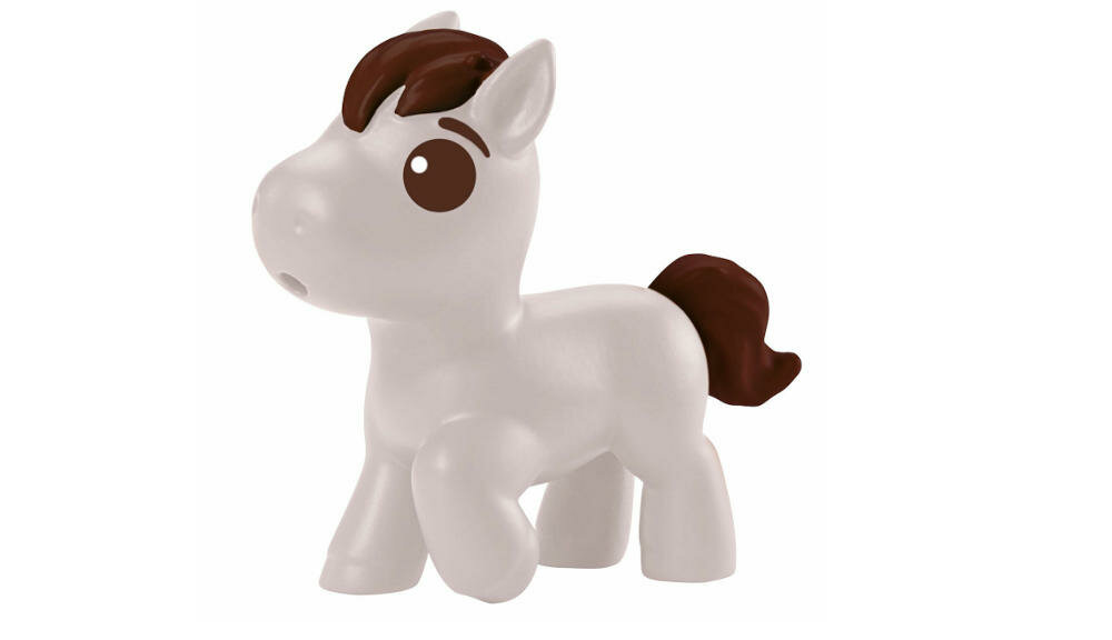 MATTEL-Mustang-Duch-Wolnosci-Lucky-Mala-Lalka mała dziewczynka lucky minikuzyk koń na biegunach zabawka ruchoma akcesoria walizka zdjęcie mama