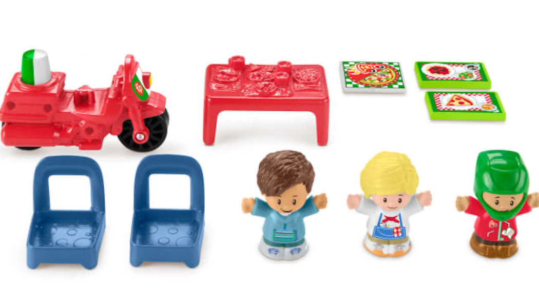 Zabawka FISHER PRICE Little People Pizzeria HBR79 wyposażenie