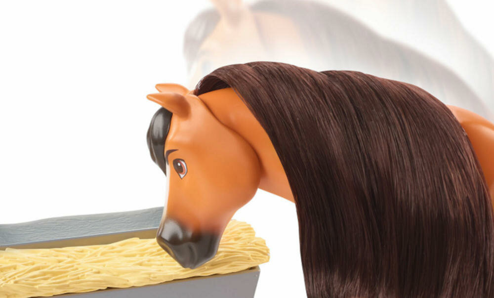 MATTEL-Mustang-Duch-Wolnosci konik zabawka zabawa ergonomia zgięcie koń realistyczne detale