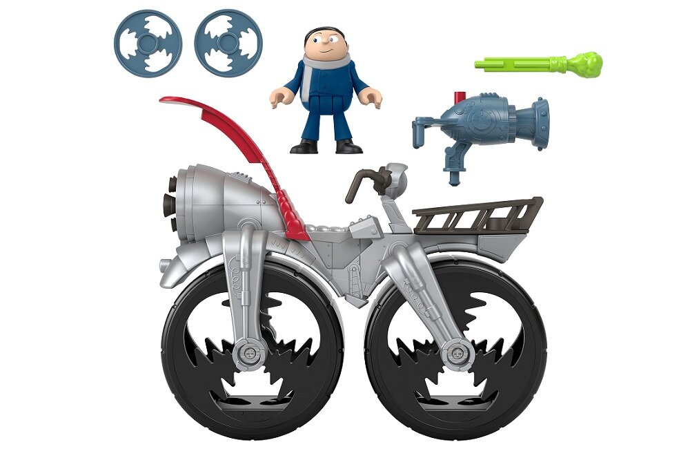 ZABAWKA IMAGINEXT MINIONKI WYSTRZAŁOWY MEGAMOTOCYKL GRU GMP38 Dla wielkich fanów małych minionków Pozwól dzieciom kreować rozmaite opowieści