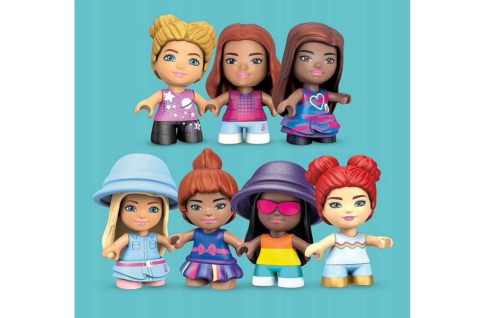 Klocki Barbie Malibu Zestaw 5 pakietów HBF32 Puść wodzy fantazji