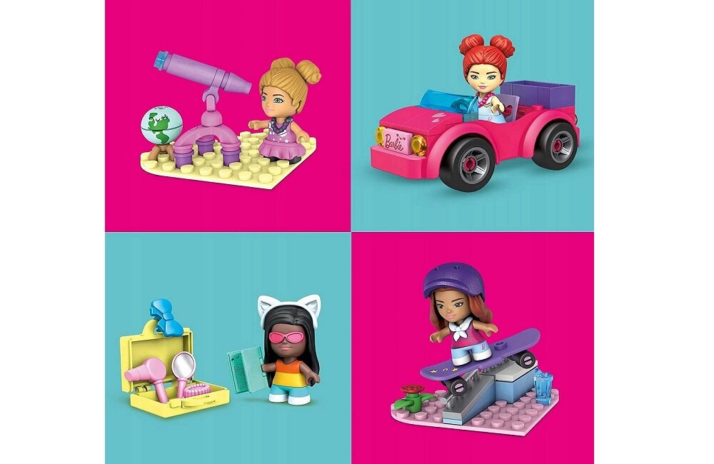 Klocki Barbie Malibu Zestaw 5 pakietów HBF32 Wspaniałe chwile dzieciństwa