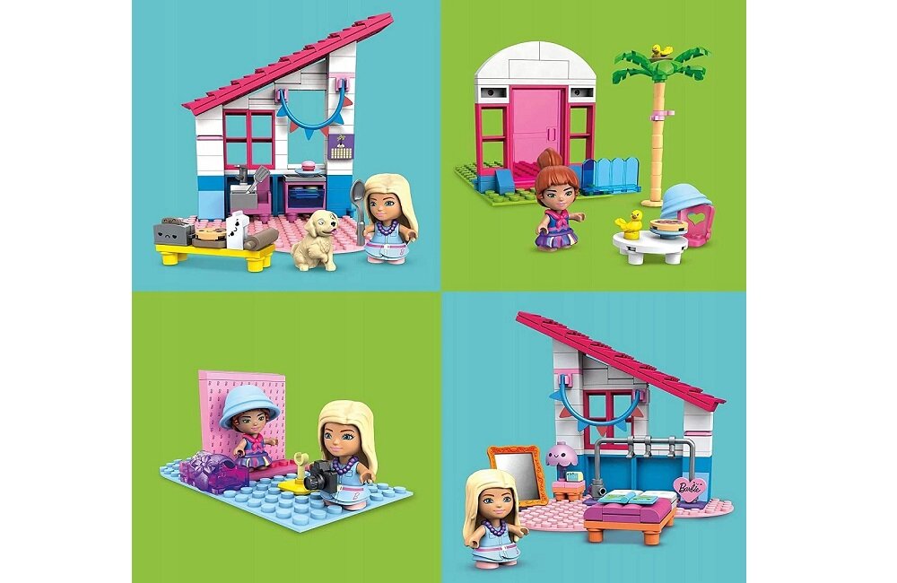 Klocki Barbie Malibu Zestaw 5 pakietów HBF32 Pomoc w rozwoju życiowych umiejętności