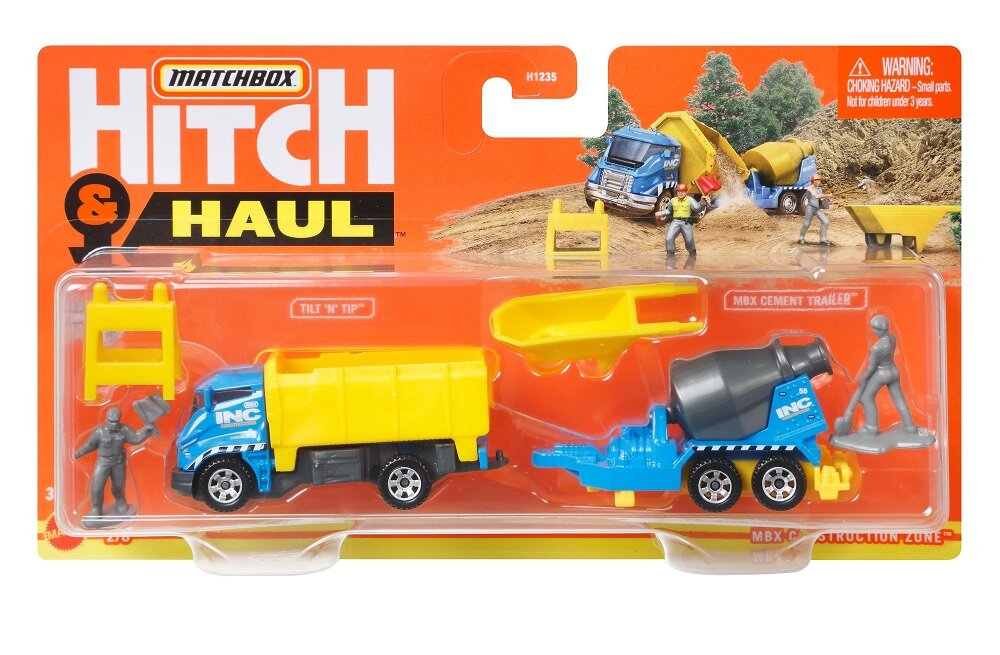ZABAWKA MATCHBOX POJAZD Z AKCESORIAMI ASORTYMENT H1235 Mały zestaw o dużych możliwościach