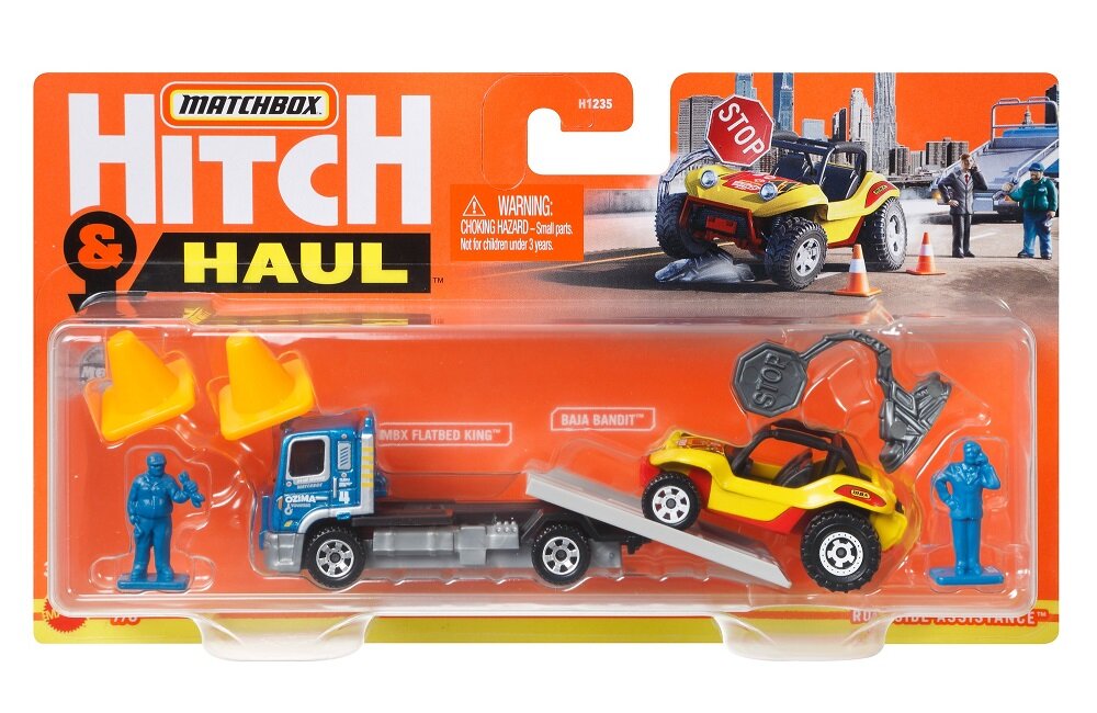 ZABAWKA MATCHBOX POJAZD Z AKCESORIAMI ASORTYMENT H1235 Zestaw pełen atrakcji