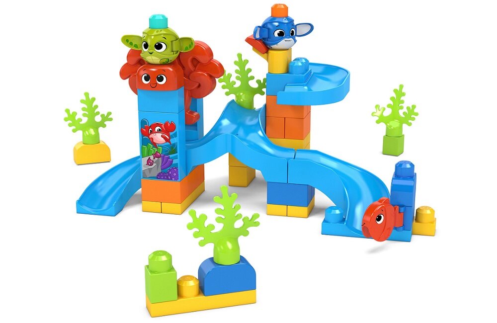 KLOCKI MEGA BLOKS FARMA A KUKU ZESTAW KLOCKÓW DLA DZIECI GRJ18 Zawartość opakowania