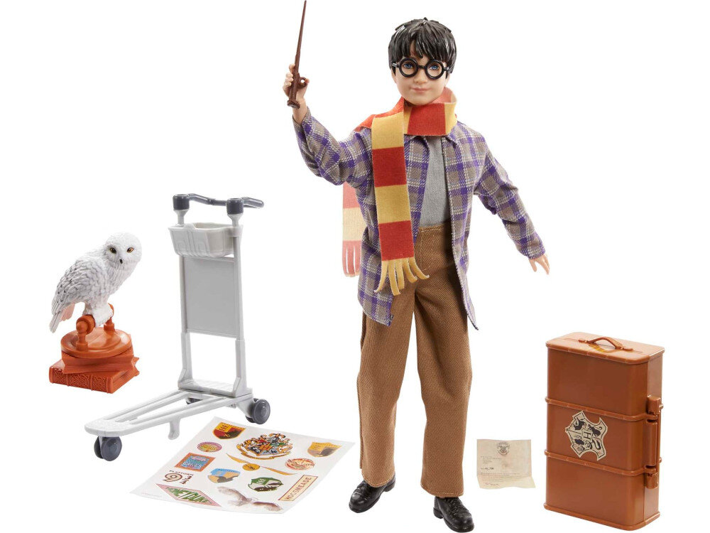 Lalka MATTEL Harry Potter Peron 9 3/4 GXW31 elementy zestaw