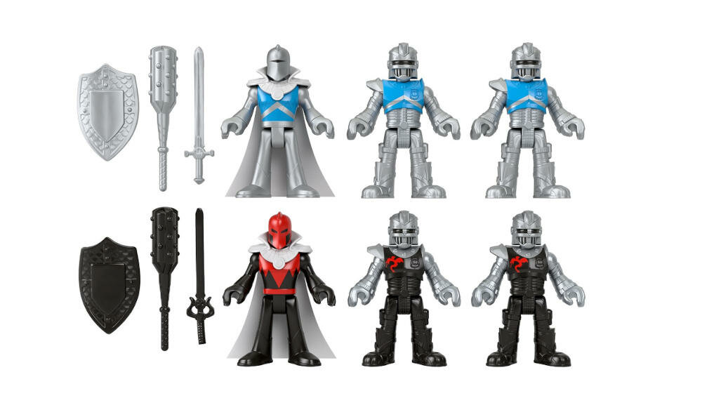 MATTEL-IMAGINEXT-RYCERZE-HCG46 opakowanie figurki instrukcja karta gwarancyjna