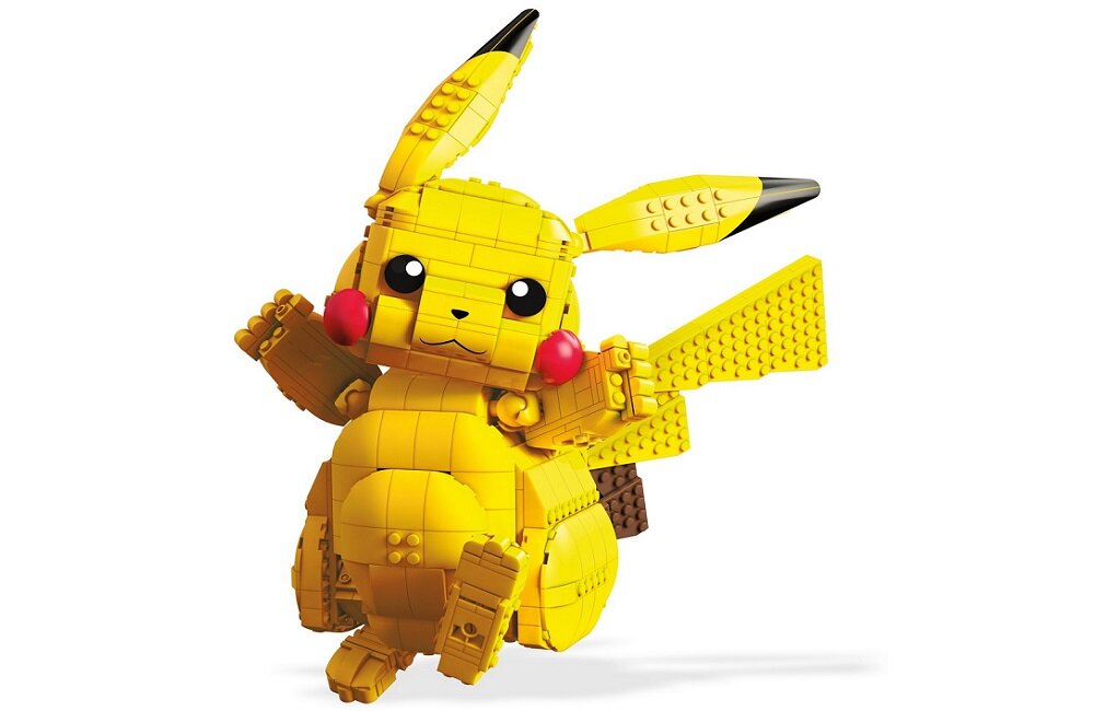 Klocki plastikowe MATTEL Mega Construx Pokemon Jumbo Pikachu FVK81 Wielka przygoda z Pikachu Zgotuj swojemu dziecku niezłą niespodziankę