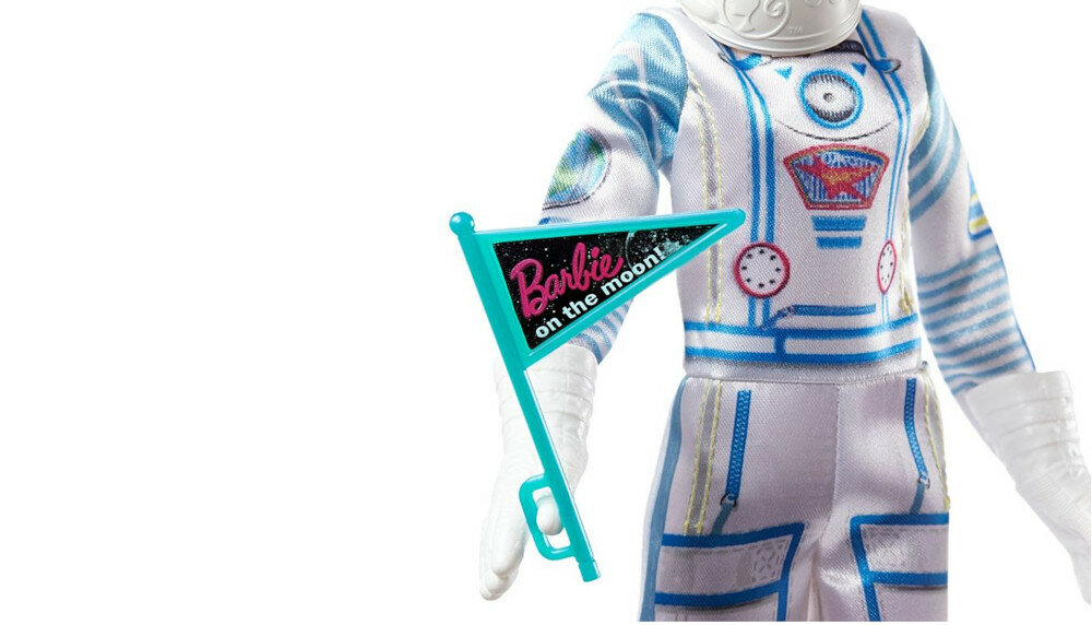 Lalka Barbie MATTEL Astronautka strój kombinezon
