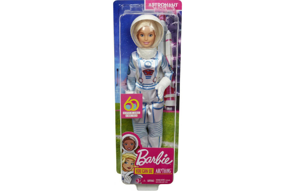 Lalka Barbie MATTEL Astronautka zestaw zawartość lalka akcesoria