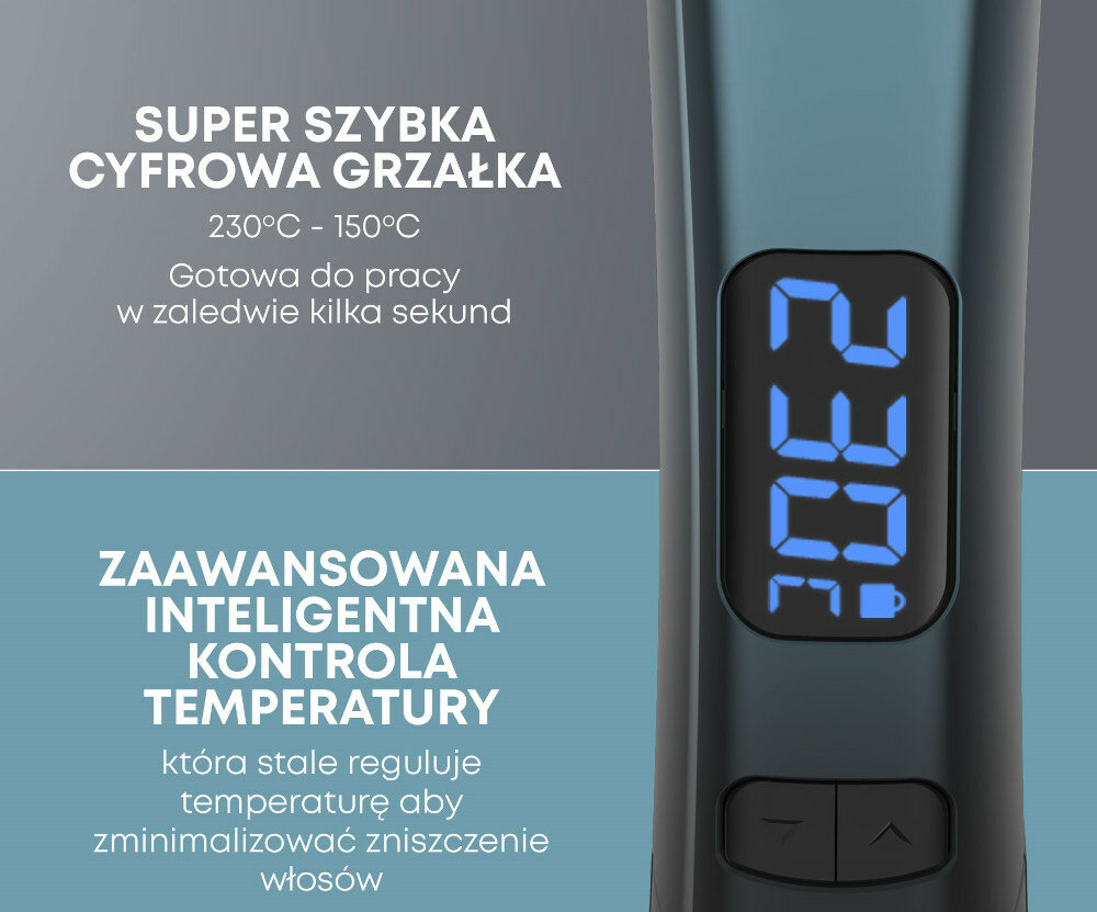 Prostownica REVAMP Progloss ST-2000 ochrona wlosow temperatura od 80ºC do 235ºC