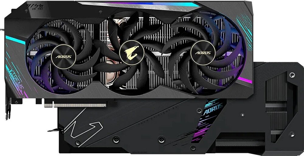 Karta graficzna GIGABYTE Aorus GeForce RTX 3080 Extreme 10GB - lopatki  