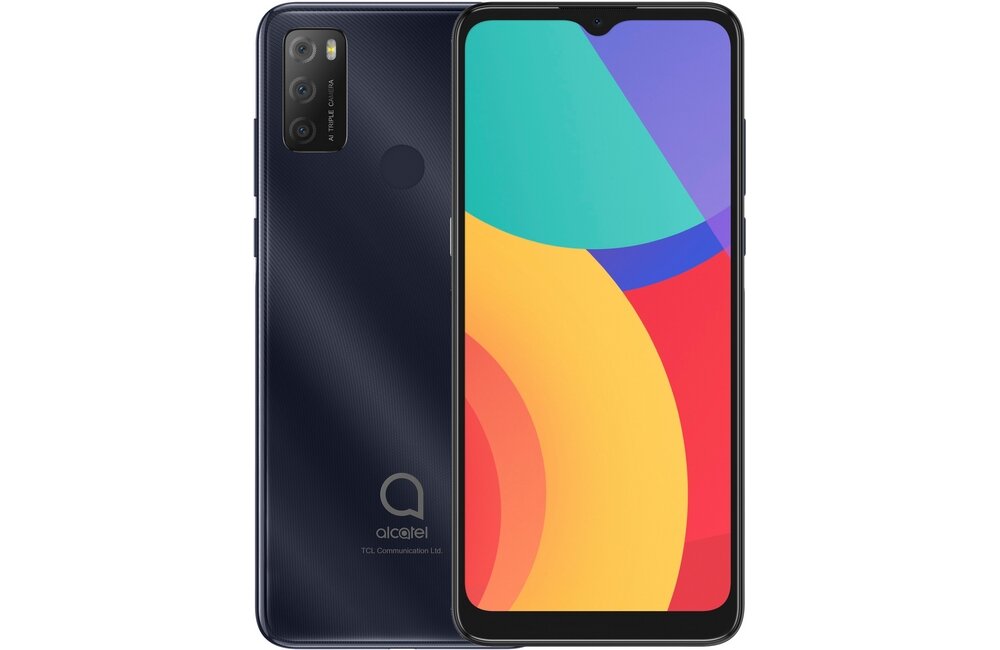 Smartfon ALCATEL 1S 2021 ekran procesor wydajność ram pamięć aparat bateria ładowanie obudowa waga opis cechy funkcje parametry 5g sieć zdjęcia
