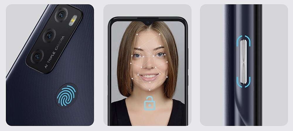 Smartfon ALCATEL 1S 2021 ekran procesor wydajność ram pamięć aparat bateria ładowanie obudowa waga opis cechy funkcje parametry 5g sieć zdjęcia