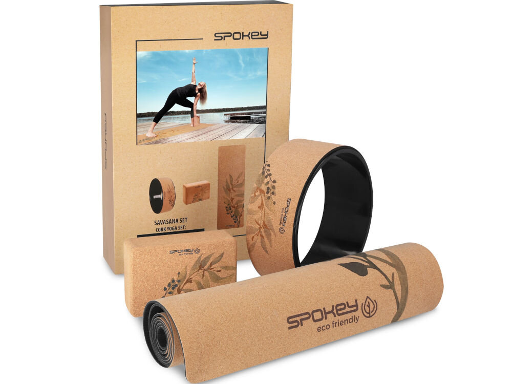 Zestaw do jogi SPOKEY Savasana zestaw elementy wymiary