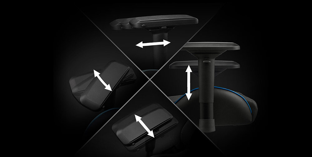 Fotel ACER Predator Rift podłokietniki podparcie