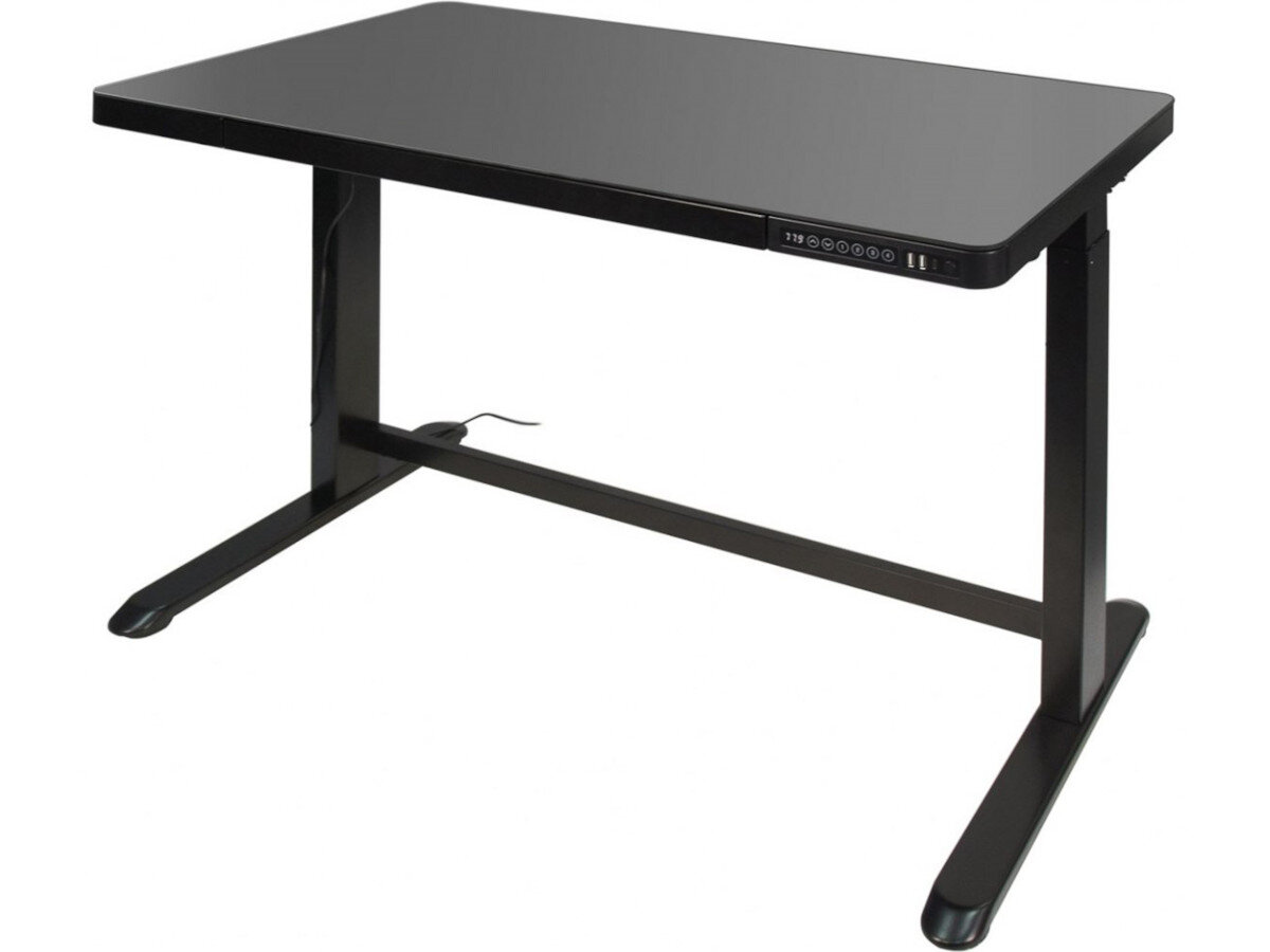 Biurko TUCKANO ET118-B Czarny praktyczny mebel