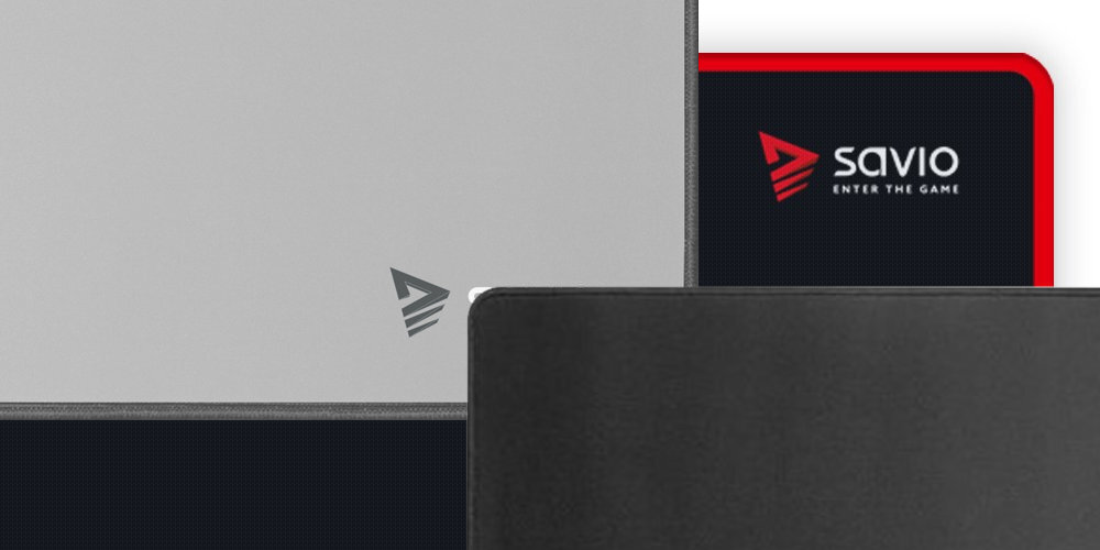 SAVIO Turbo Dynamic Turbo Dynamic trzech atrakcyjnych wersjach kolorystycznych wersja szara czarna elegancki i profesjonalny charakter czarno-czerwony dynamiczny, gamingowy styl - dwie wersje kolorystyczne