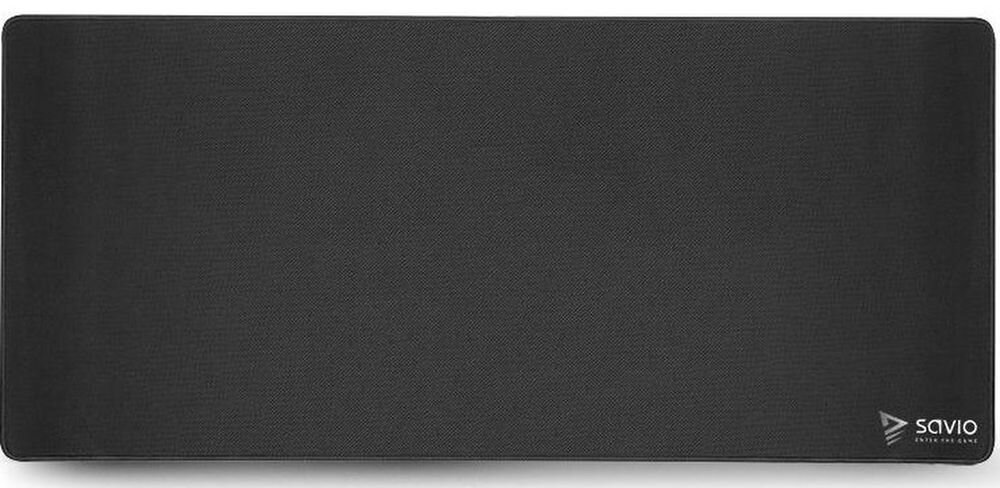 SAVIO Black Edition Precision Control Precision Control L 700 × 300 × 3 mm mysz klawiaturę akcesoria płynne, szerokie ruchy myszą - podkładka od góry na białym tle