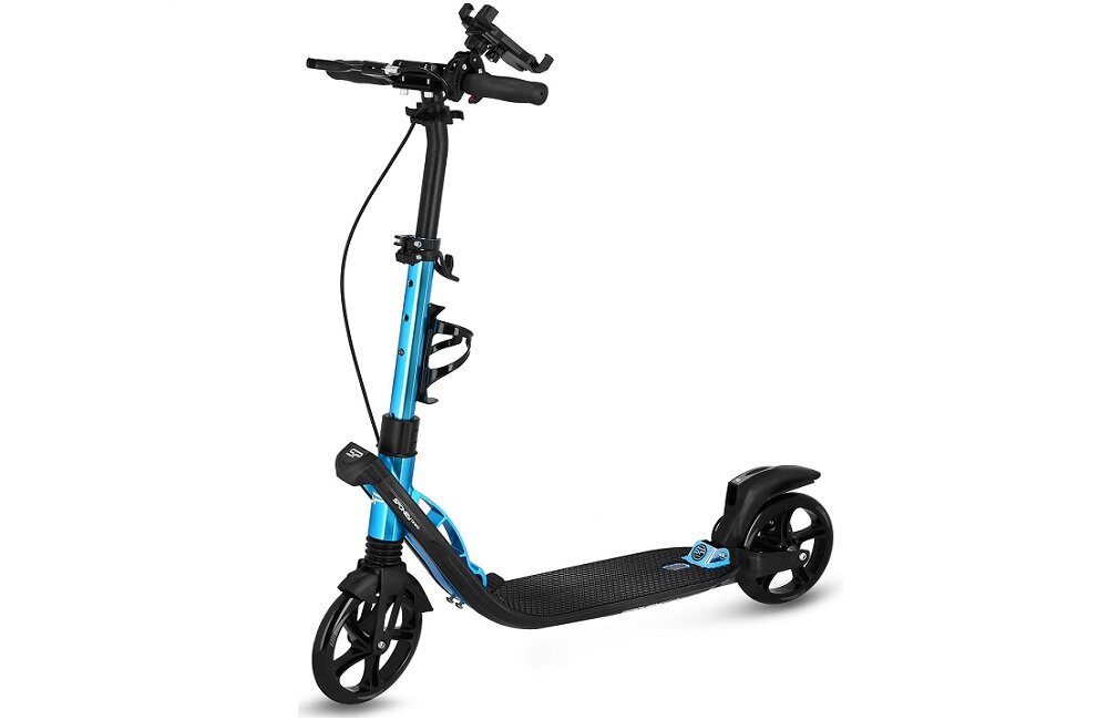 Hulajnoga SPOKEY Taranis Czarno niebieski charakteryzuje się nowoczesnym designem