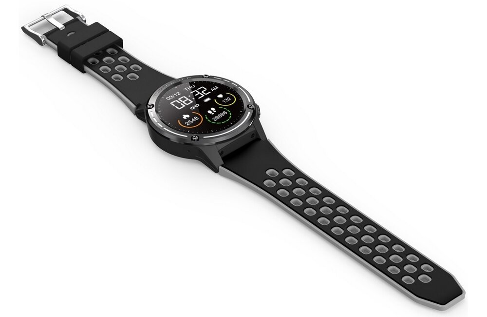 Smartwatch MAXCOM FW47 Argon Lite ekran bateria sport zdrowie monitoring puls pasek