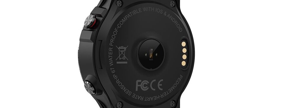 Smartwatch MAXCOM FW47 Argon Lite ekran bateria sport zdrowie monitoring puls pasek