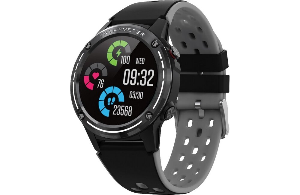 Smartwatch MAXCOM FW47 Argon Lite ekran bateria sport zdrowie monitoring puls pasek