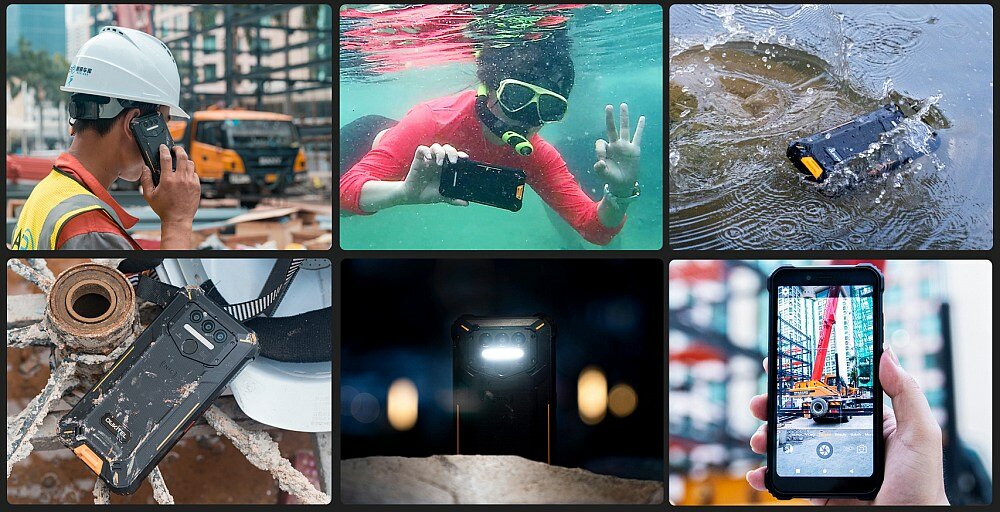 Smartfon OUKITEL WP9  ekran wydajność pamięć procesor ram bateria pojemność rozdzielczość aparat zdjęcia filmy obudowa  