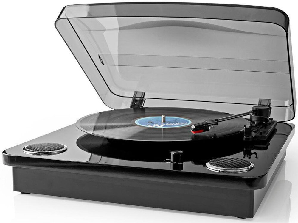 Gramofon NEDIS TURN 300BK - napęd paskowy