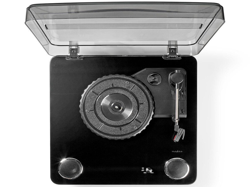 Gramofon NEDIS TURN 300BK - pokrywa
