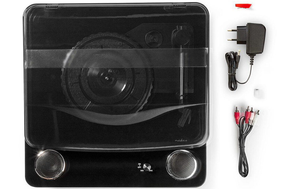 Gramofon NEDIS TURN 300BK - zestaw