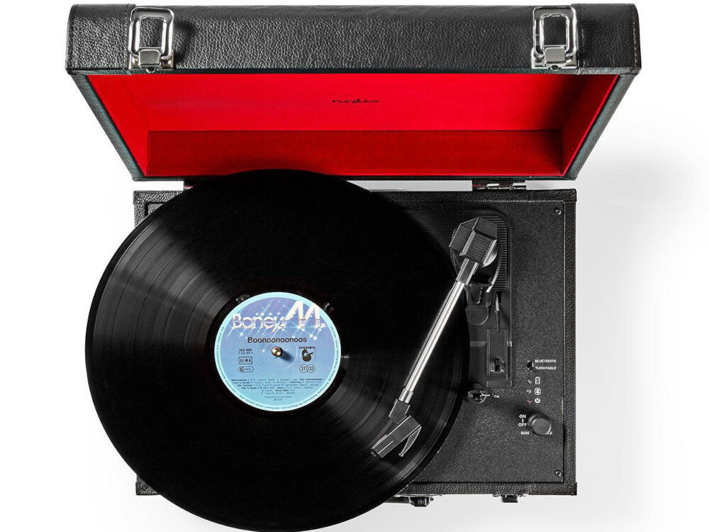 Gramofon NEDIS TURN 210BK - Długowieczność, możliwość wymiany igły