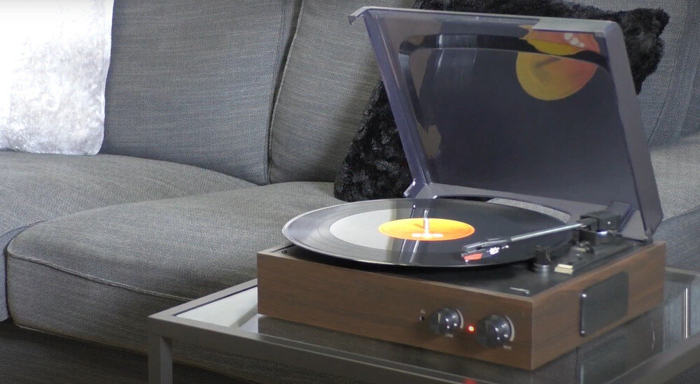 gramofon NEDIS TURN 220BN - Drewniane elementy