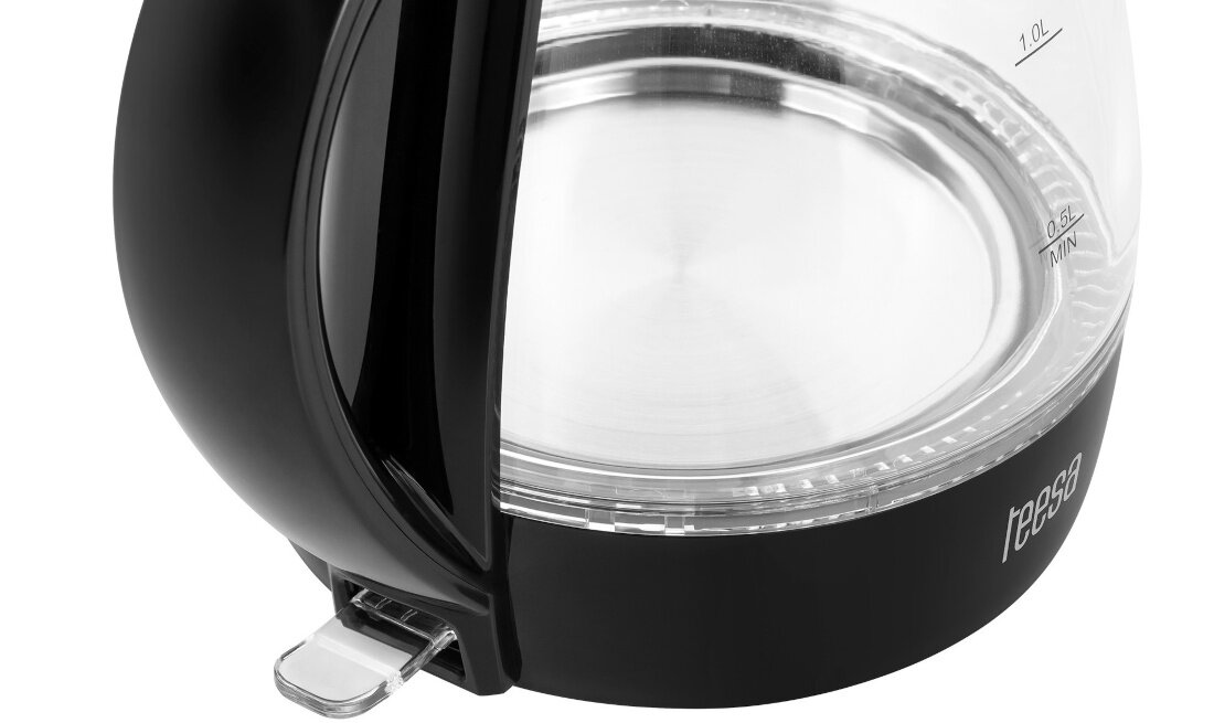 Czajnik TEESA TSA1511B funkcja automatycznego wylaczania zabezpieczenie przed wlaczeniem bez wody