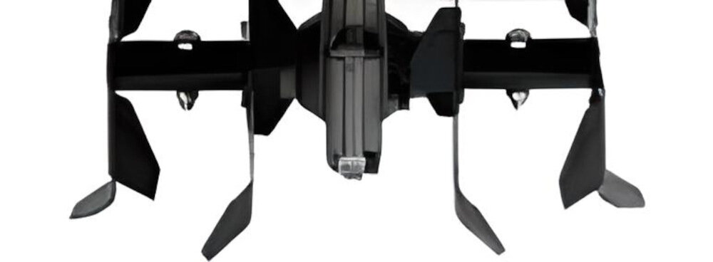 Glebogryzarka elektryczna FLO 79725 spulchnia kultywuje ziemię 4 pary noży wał napędowy maksymalna szerokość 32 cm maksymalna głębokość 22 cm