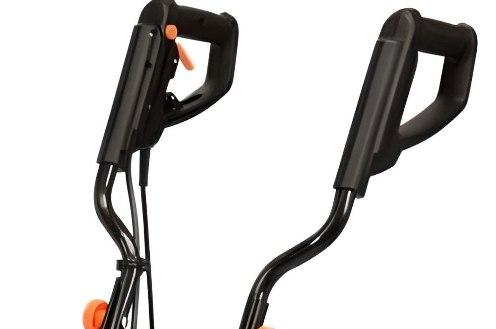 Glebogryzarka elektryczna FLO 79725 ergonomiczne uchwyty maksymalny komfort pracy bardzo zwinna włącznik urządzenia