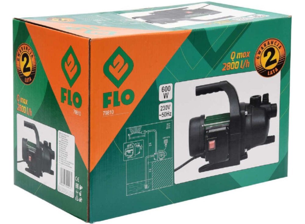 Pompa do wody FLO 79810 elektryczna wszechstronnosc