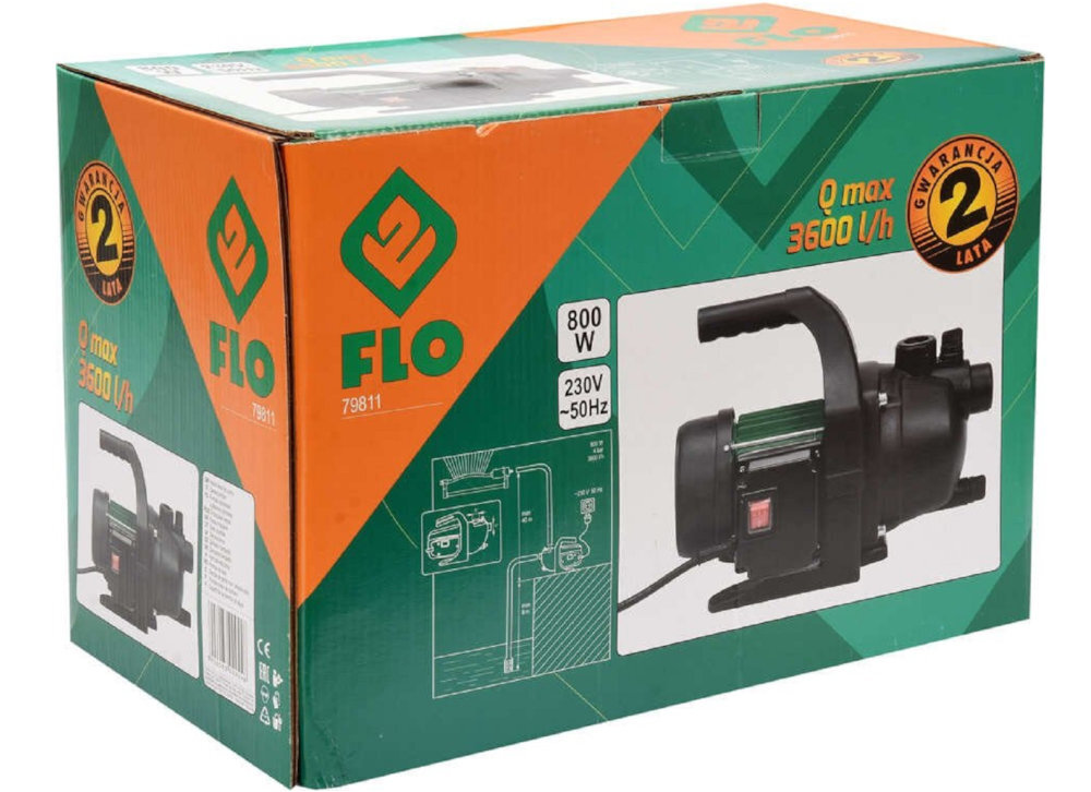 Pompa do wody FLO 79811 elektryczna wytrzymala obudowa