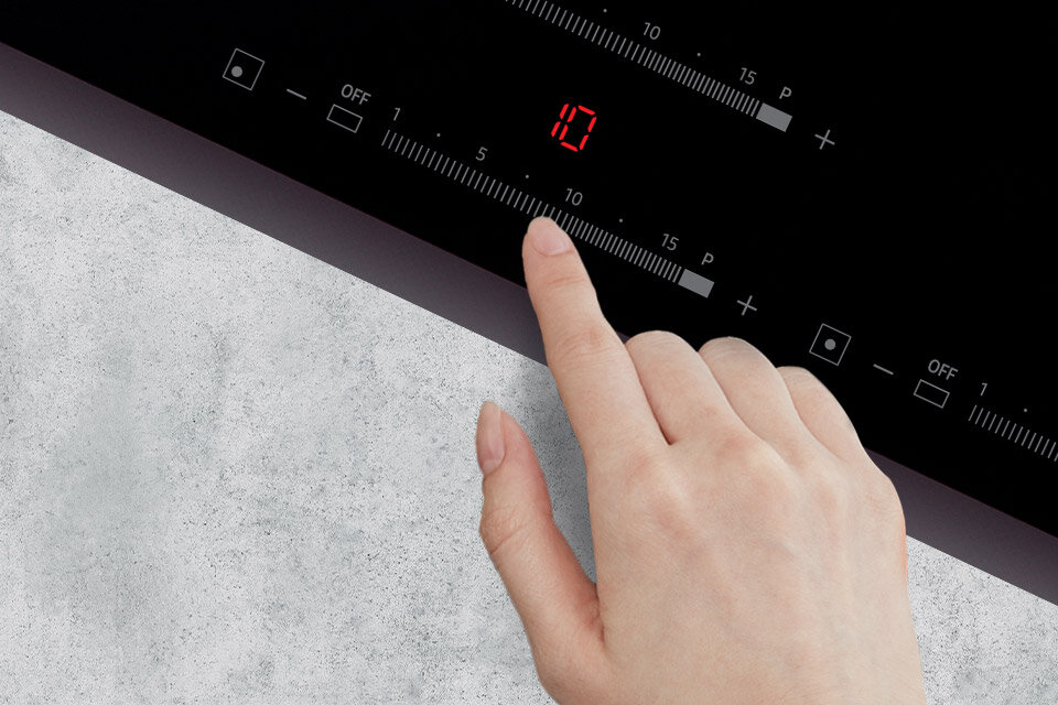 Możesz kontrolować moc pola, korzystając ze slidera