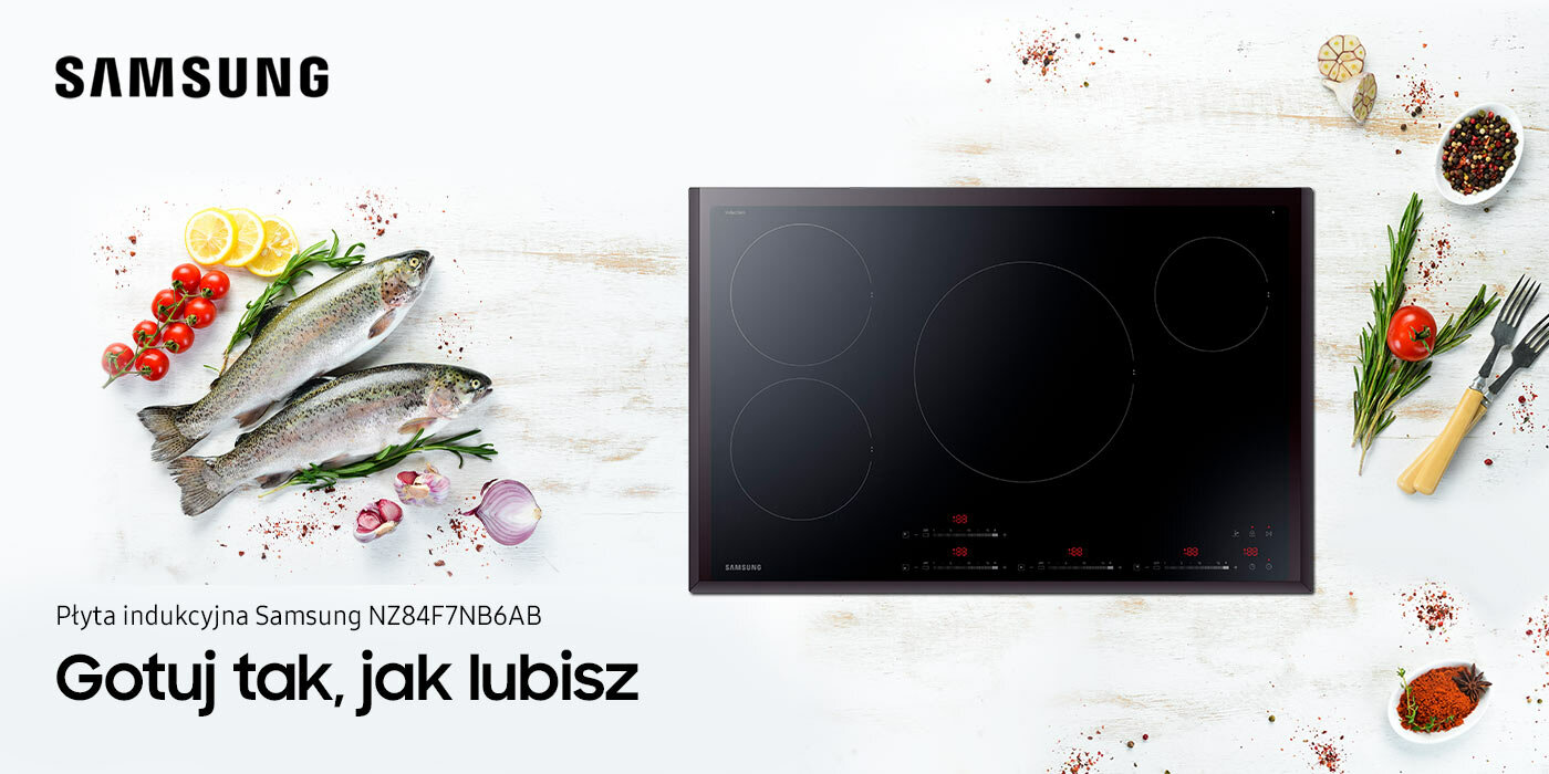 Lubisz gotować? Z płytą indukcyjną Samsung polubisz jeszcze bardziej! Dzięki bogactwu funkcji, które oferuje, możesz ustawiać jej pracę zgodnie z własnymi preferencjami