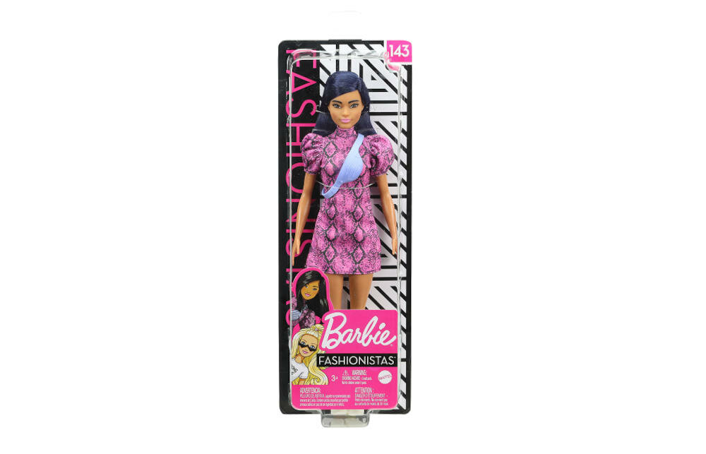 MATTEL-BARBIE-FASHIONISTAS-GXY99 opakowanie lalka instrukcja karta gwarancyjna