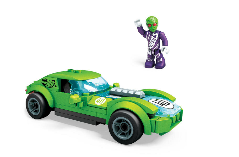 MATTEL-GYG32-HOTWHEELS wyścigówka pojazd konstruowanie rozbijanie składanie kierowca