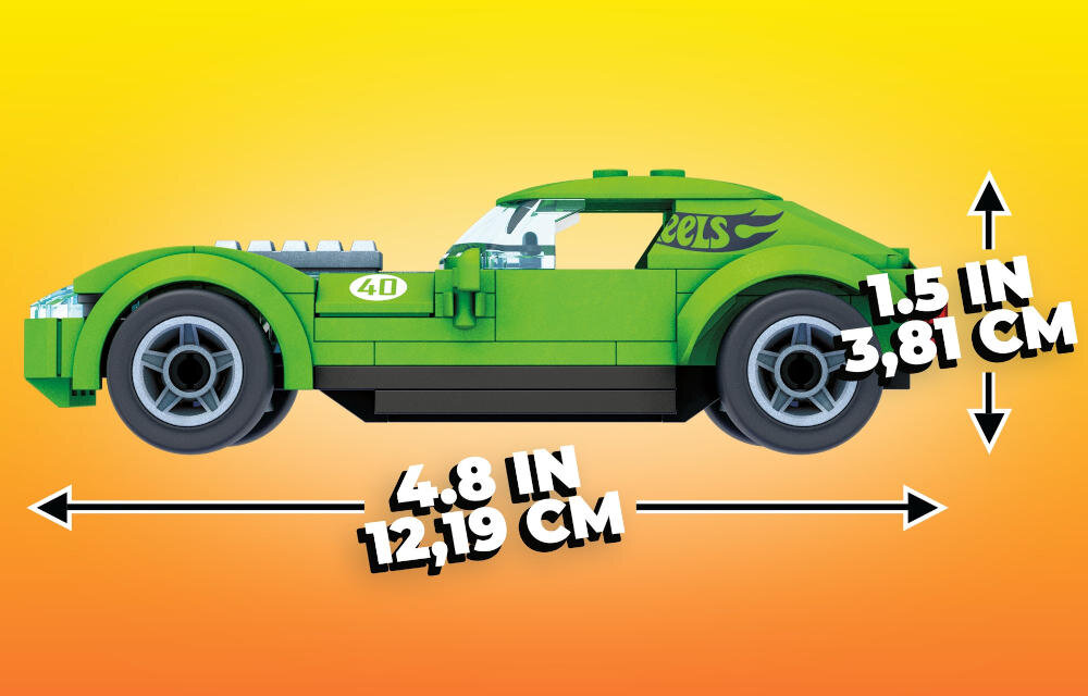 MATTEL-GYG32-HOTWHEELS pojazd kierowca detale figurka pozy klocki