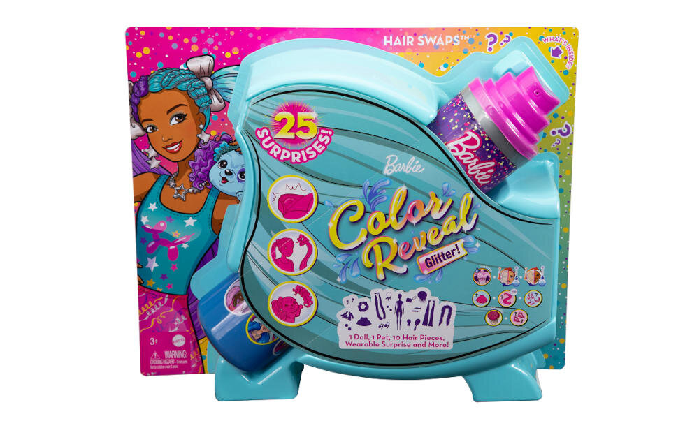 MATTEL-BARBIE-REVEAL-HBG41 opakowanie lalka barbie akcesoria instrukcja karta gwarancyjna