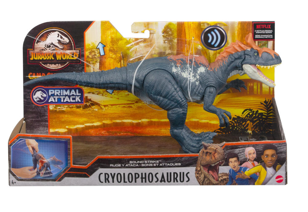 MATTEL-KRIOLOFOZAUR-HCL80 zestaw figurka instrukcja karta gwarancyjna