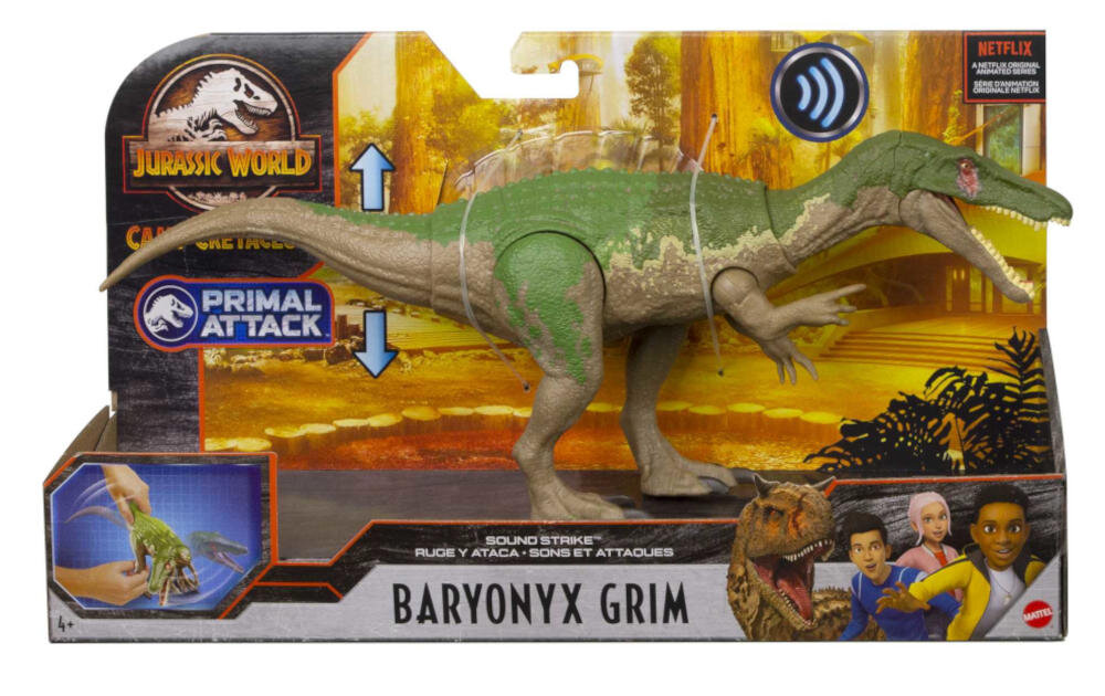 MATTEL-BARIONYKS-GVH65 zestaw figurka instrukcja karta gwarancyjna